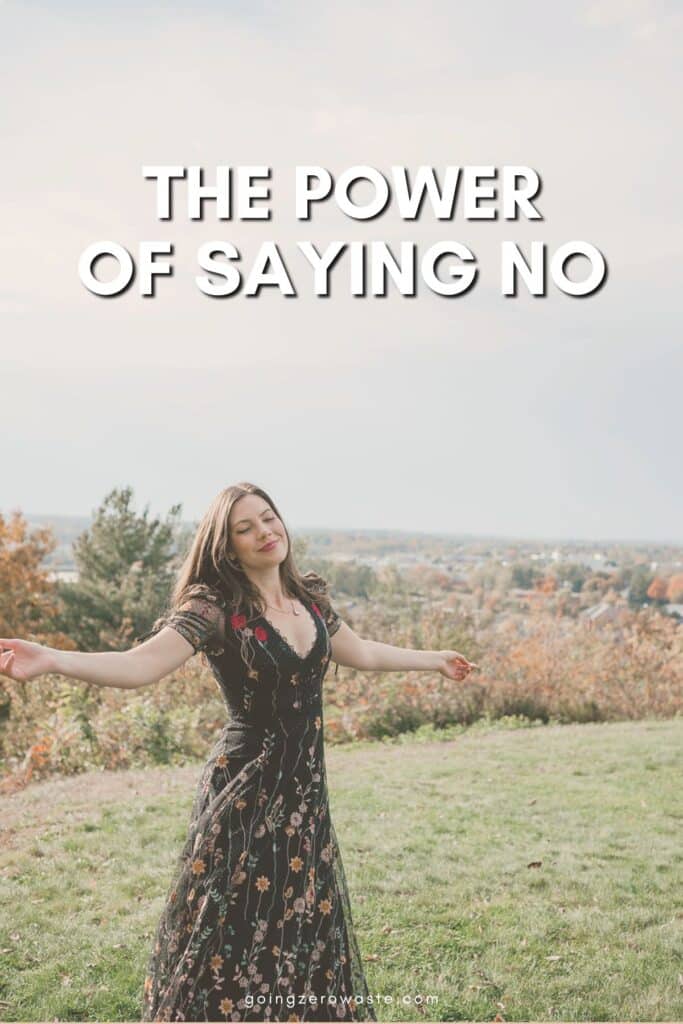 The Power of Saying No