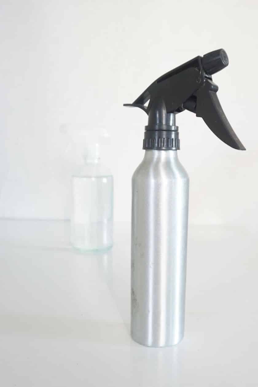 spray bottle with homemade all purpose cleaner