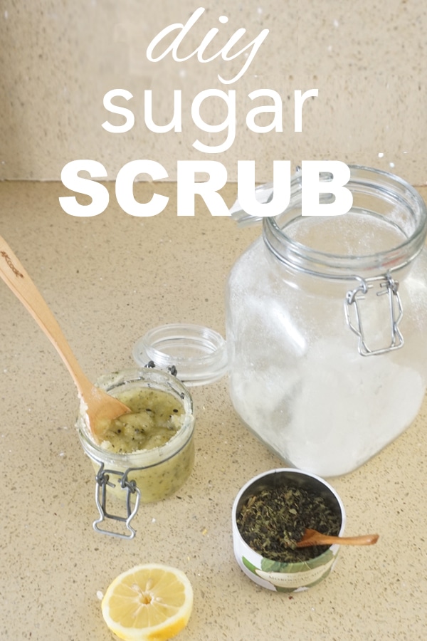 jars with homemade sugar scrub