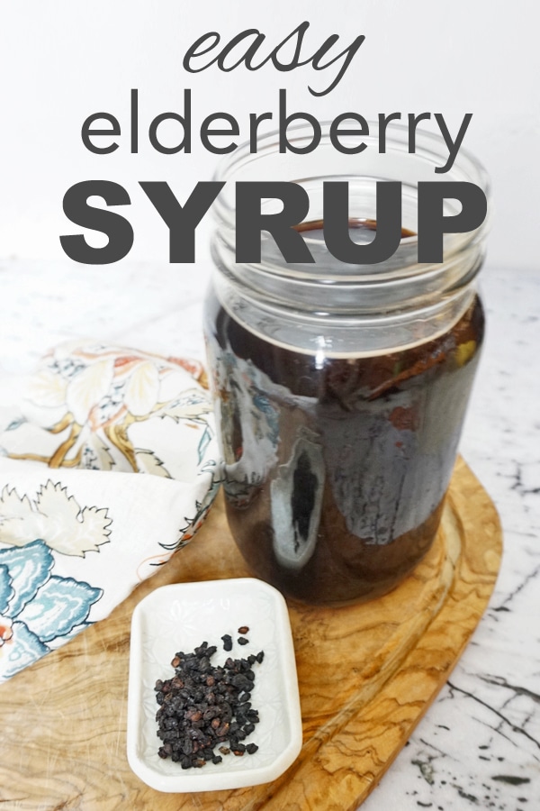 homemade elderberry syrup