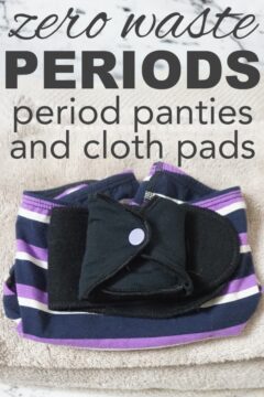 Zero Waste Periods: Period Panties and Cloth Pads