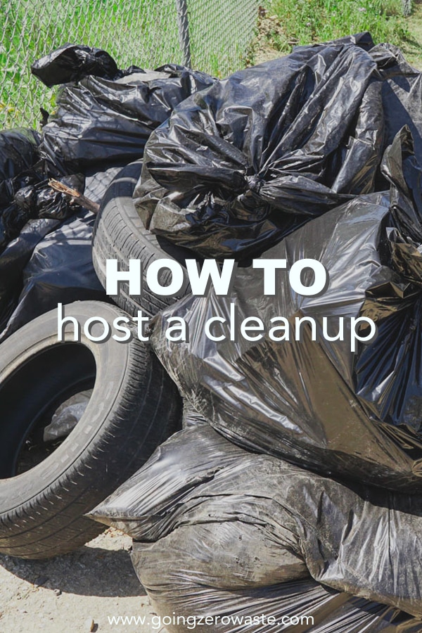 hosting a volunteer cleanup