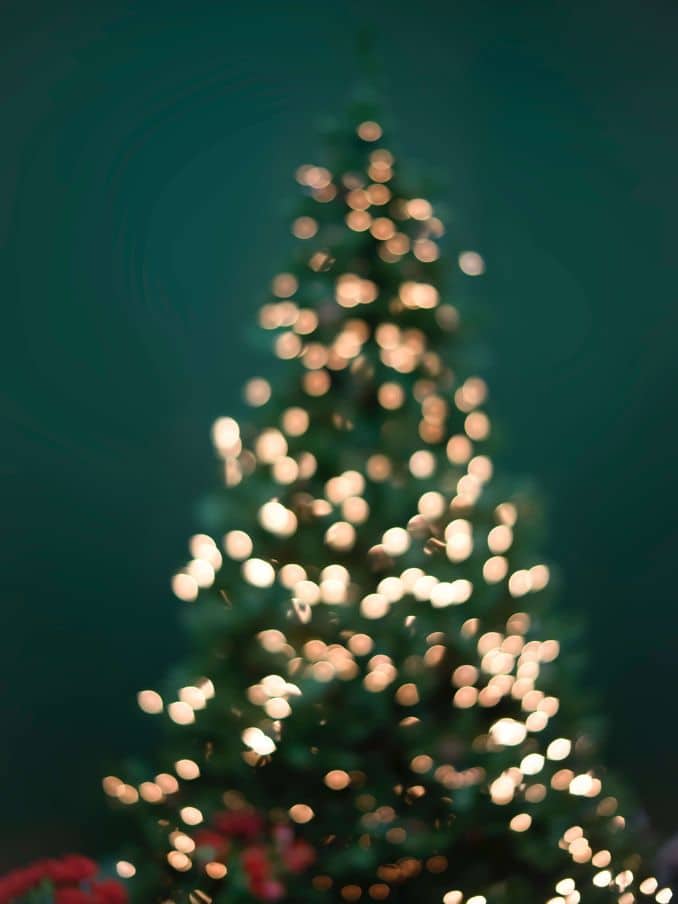 artificial christmas tree