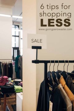 6 Tips for Shopping Less