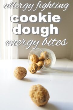 Allergy Fighting, Cookie Dough Energy Bites