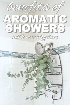 The benefits of aromatic showers with eucalyptus from www.goingzerowaste.com
