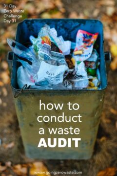 How to Conduct a Waste Audit - Day 31 of the Zero Waste Challenge