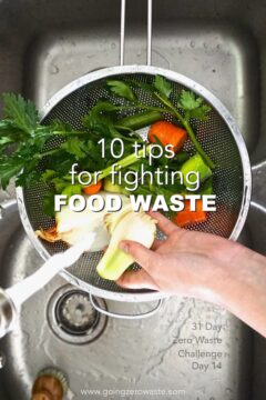 10 Tips for Fighting Food Waste - Day 14 of the Zero Waste Challenge