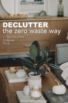 Declutter Your Life - Day 8 of the Zero Waste Challenge