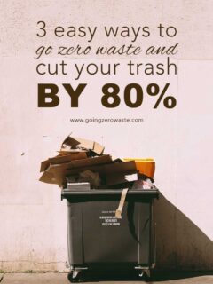 3 Easy Ways to Go Zero Waste and Cut Your Trash by 80%