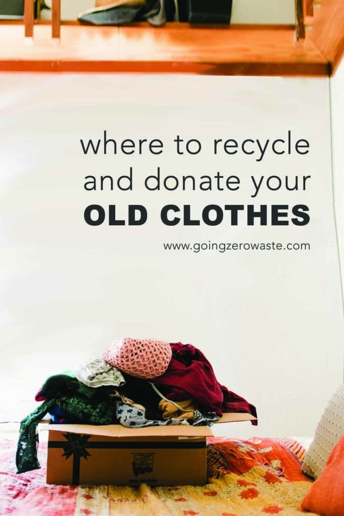 recycle clothing, donate clothing