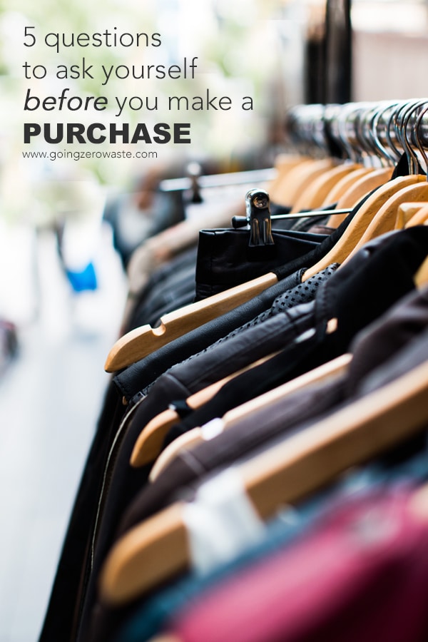 5 Questions to Ask Yourself Before Making a Purchase