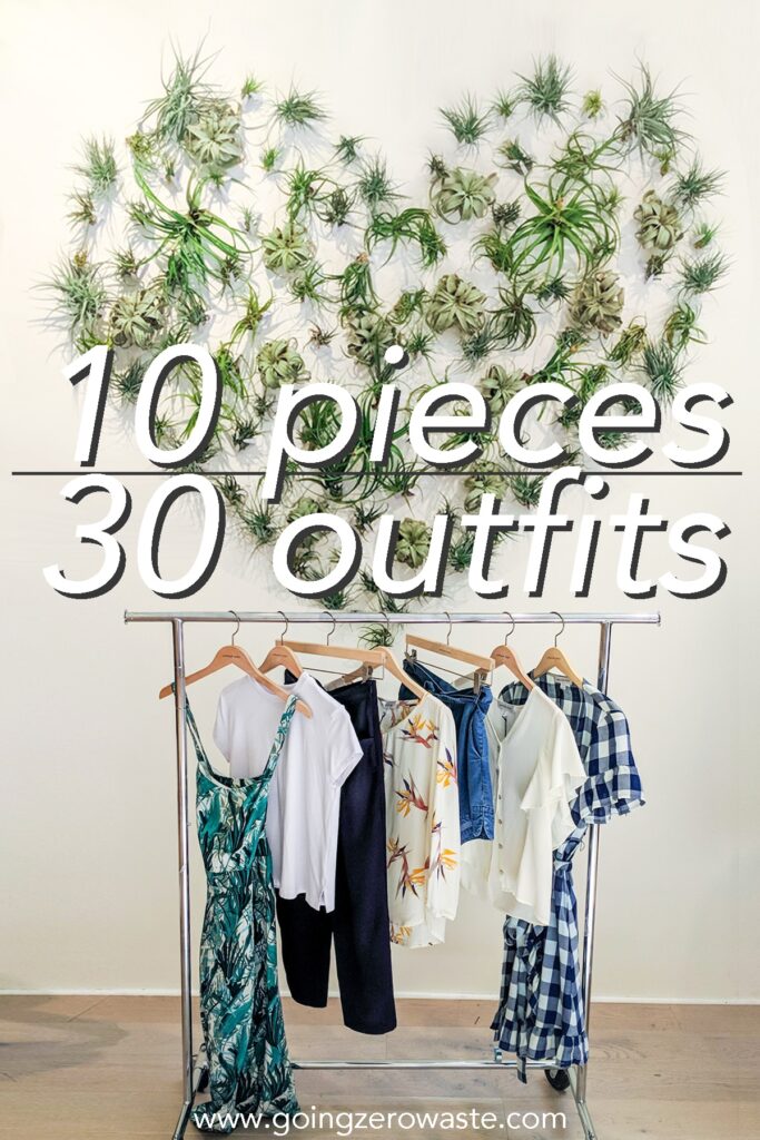 10 Pieces, 30 Outfits, Capsule Wardrobe