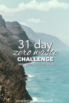 31 Day Zero Waste Challenge