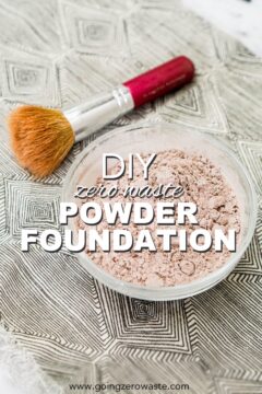 DIY, Zero Waste Powder Foundation