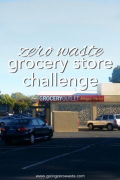Zero Waste Grocery Store Challenge: Grocery Outlet