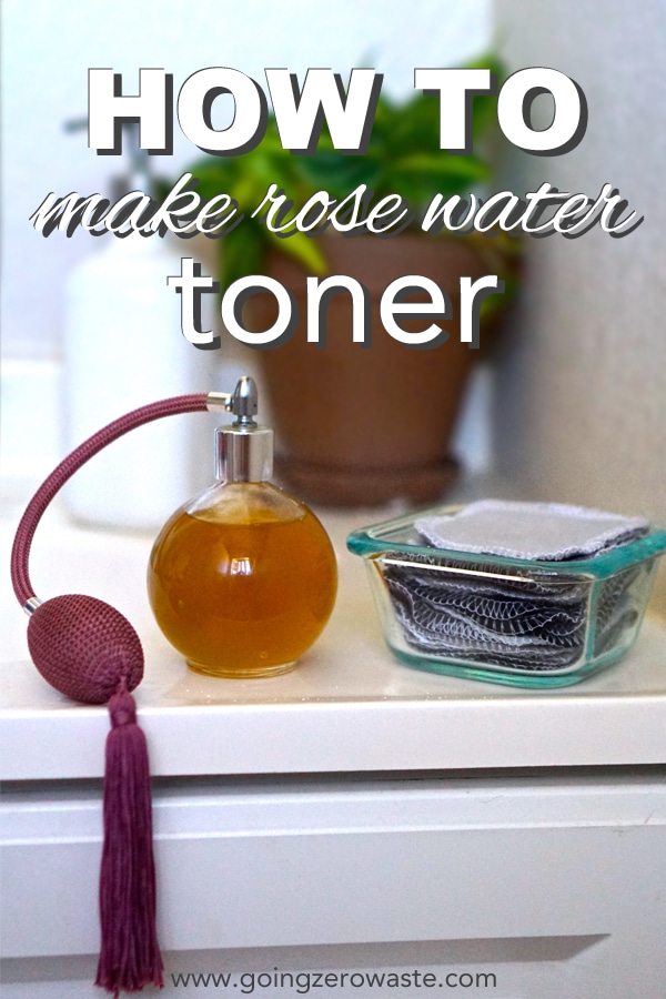 How to make rose waste toner