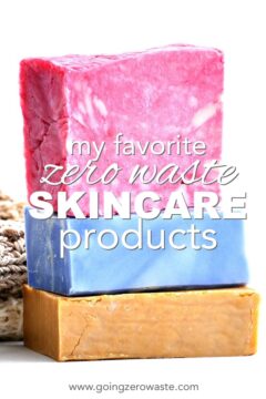 my favorite zero waste skin care products
