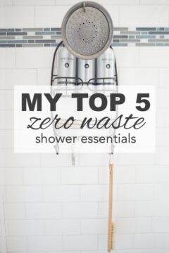 My top 5 zero waste shower essentials