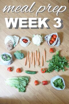 meal prep week 3