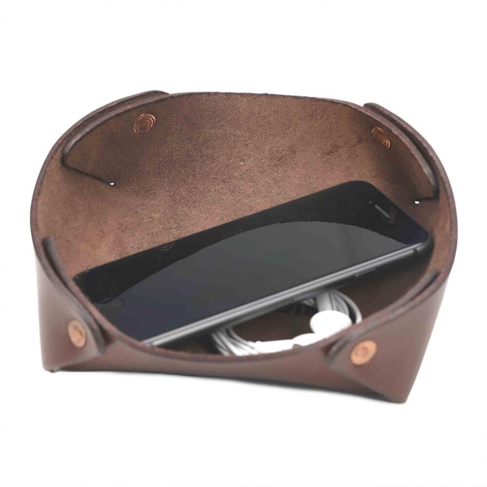 eco friendly leather valet tray