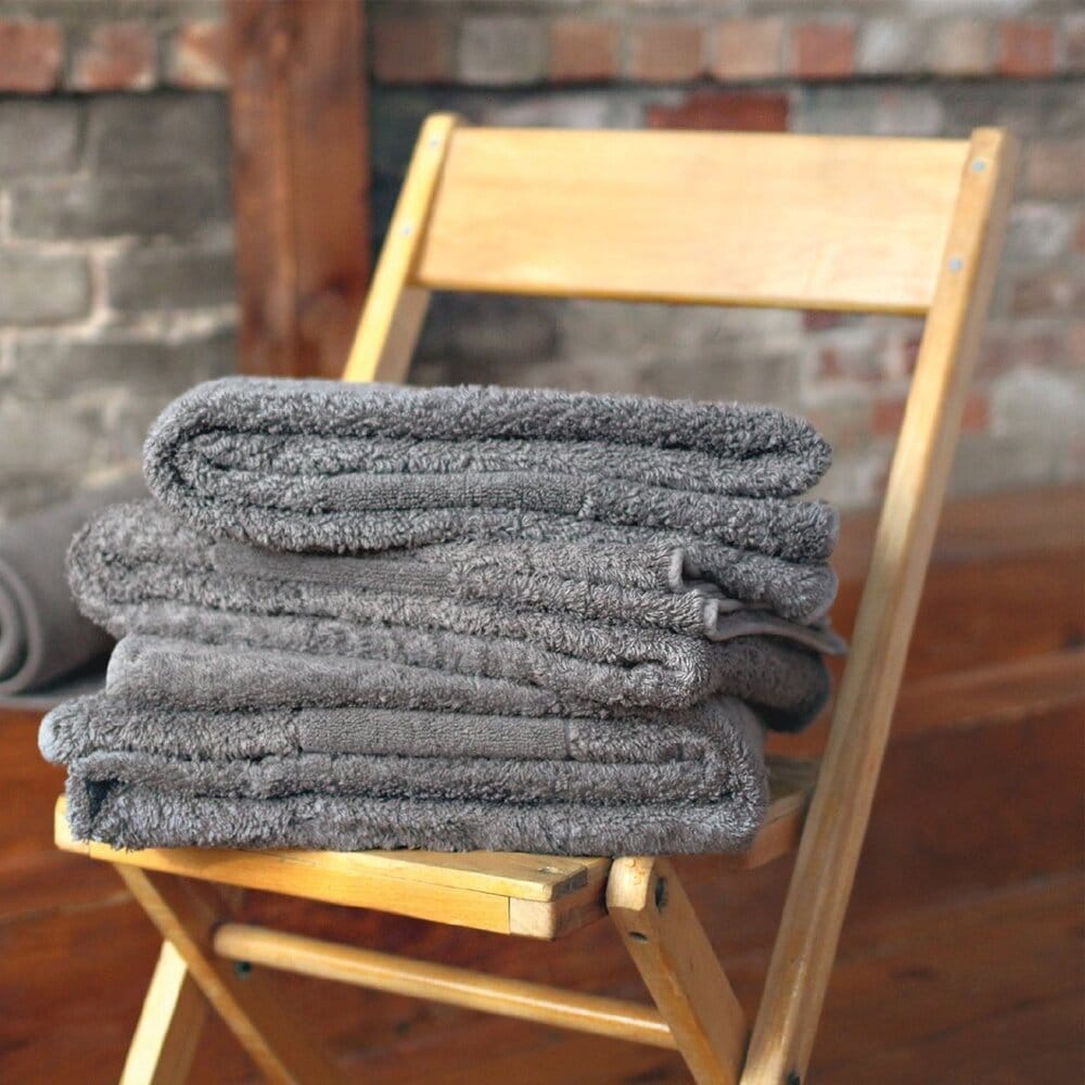 stack of eco friendly towels