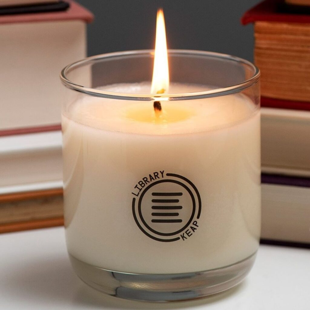 keap eco-friendly, zero waste, non-toxic candles in pretty jars