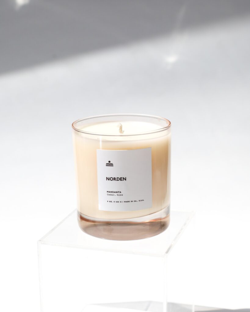 herbivore eco-friendly, zero waste, non-toxic candles in pretty jars