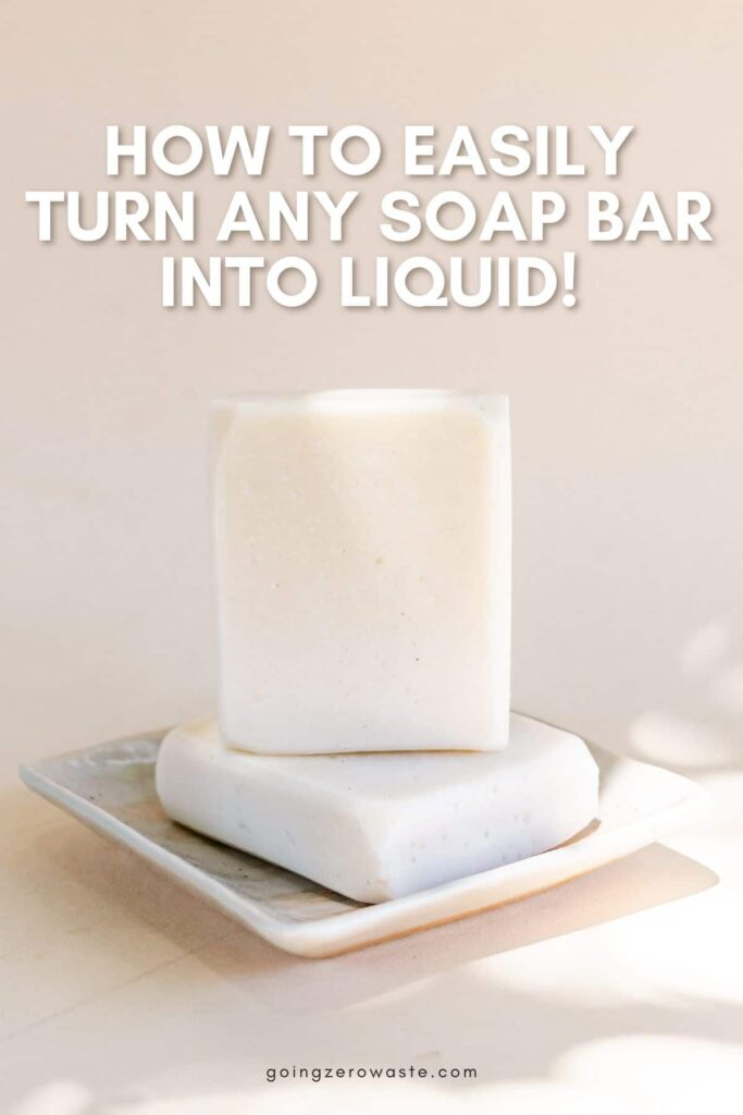 Liquid Soap Recipe from a Solid Soap Bar