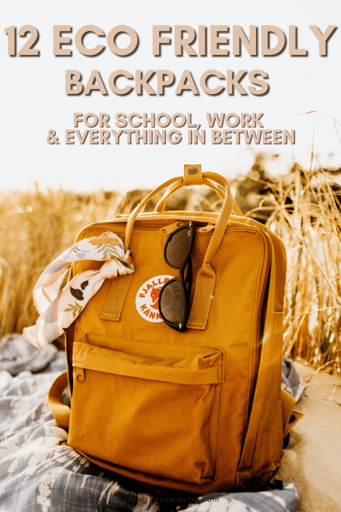 12 Eco Friendly Backpacks For School