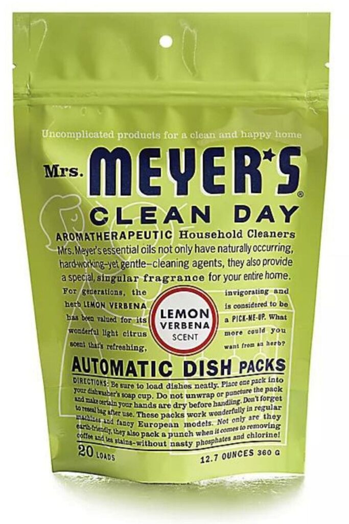 Mrs. Meyer's Clean Day: The Best Non Toxic Dishwasher Detergent For Your Eco Friendly Home