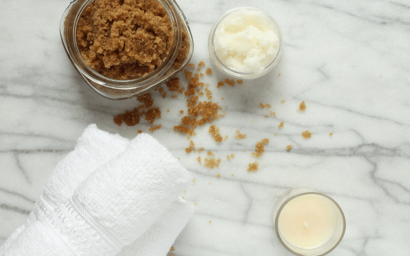 homemade sugar scrub