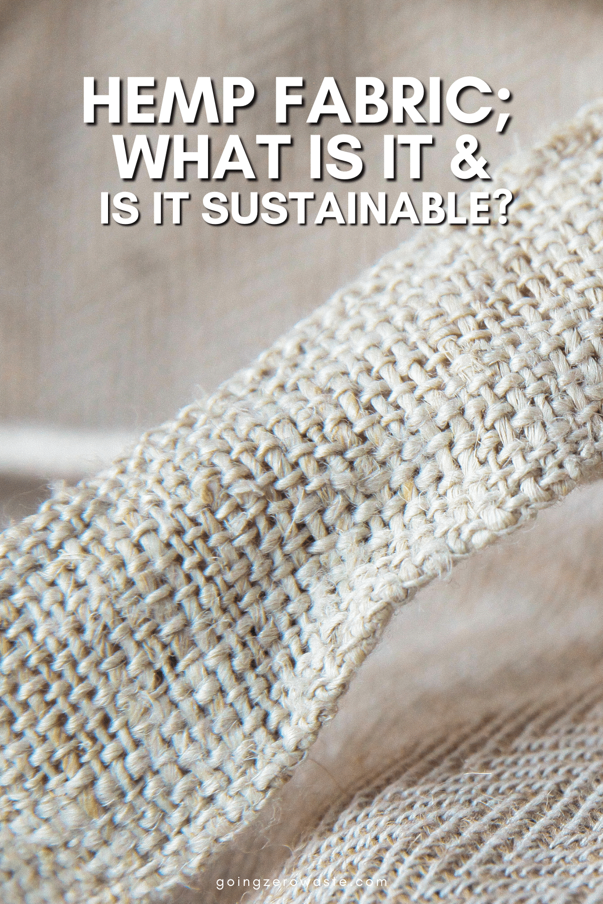 Hemp fabric clearance