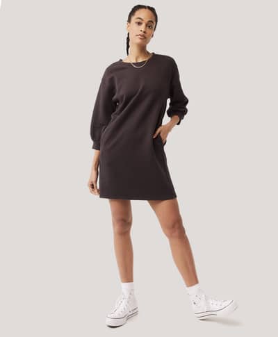 Essential Puff-Sleeve Dress