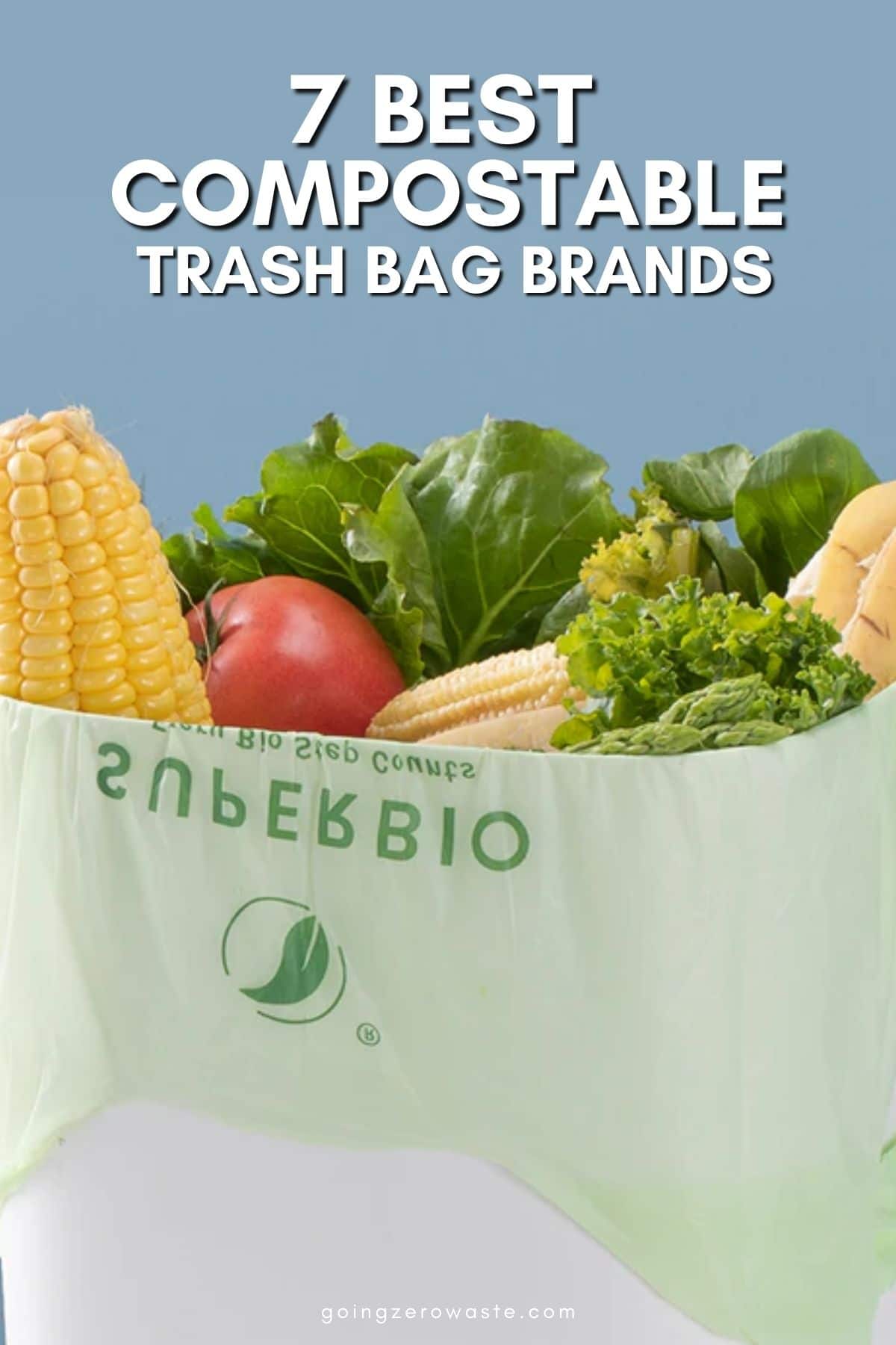 EcoSafe-6400 Compostable Food Waste Trash Bag 