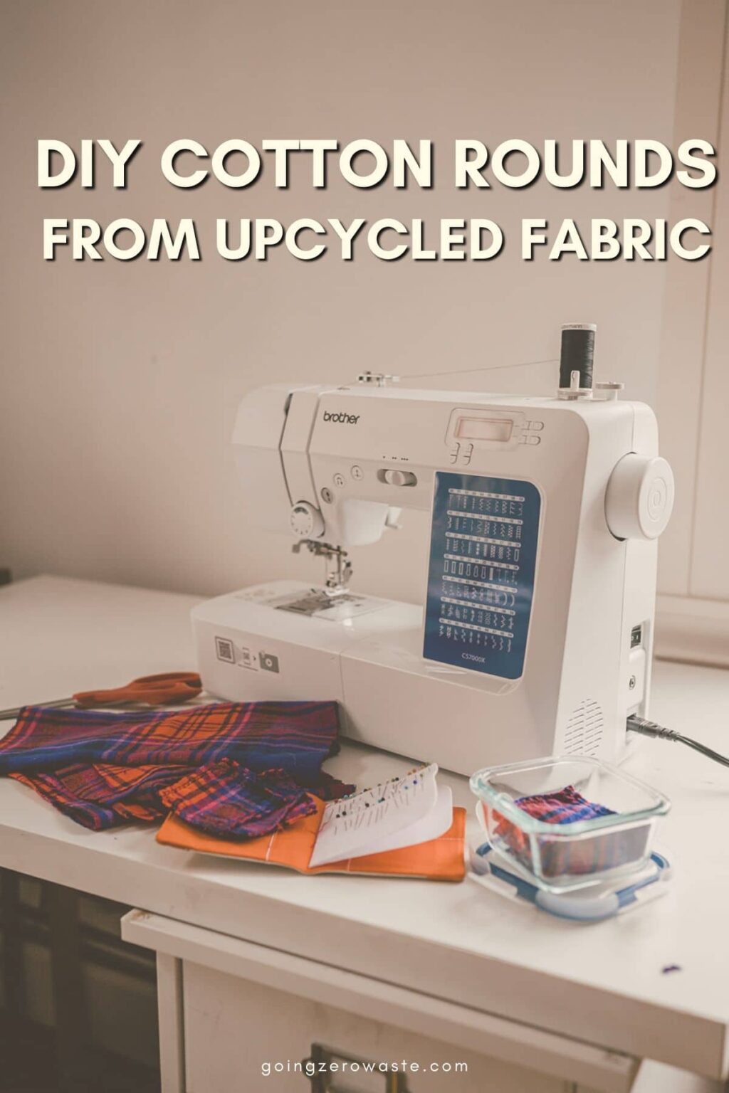 How to Make Homemade Cotton Rounds Going Zero Waste