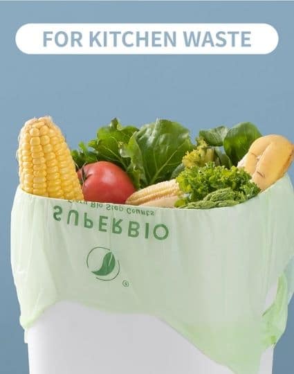 kitchen waste compostable trash bag