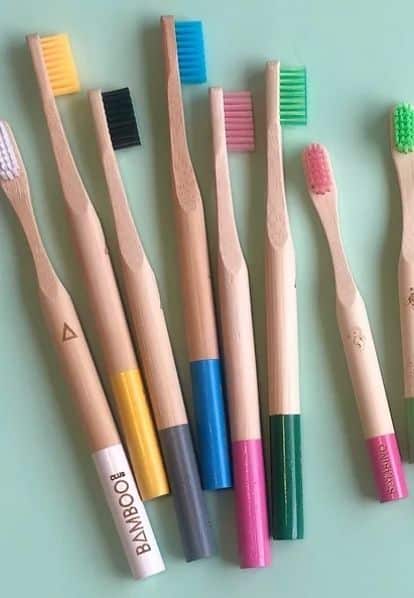 colorful eco friendly toothbrushes