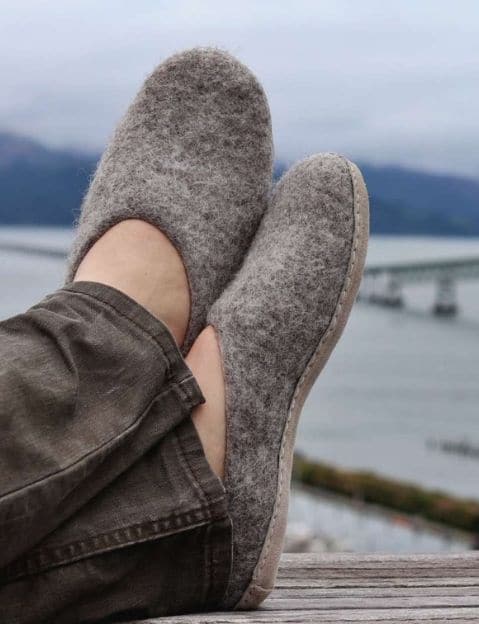 cruelty free house slippers