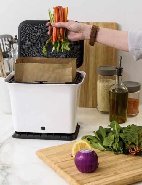 10 Best Countertop Kitchen Compost Bin Options - Going Zero Waste