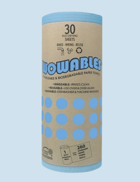 Reusable Paper Towels Washable Roll: 50Pack Paperless Paper Towels Tear  Away 12x12In Eco Friendly Absorbent Cloth Paper Towels Reusable Washable  for