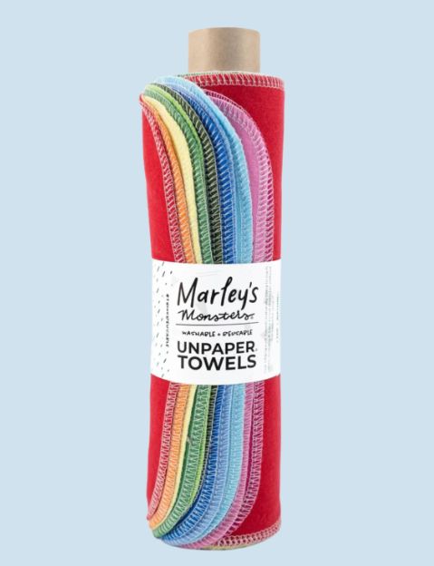marleys monsters: 10 toallas de papel reutilizables para una limpieza sostenible