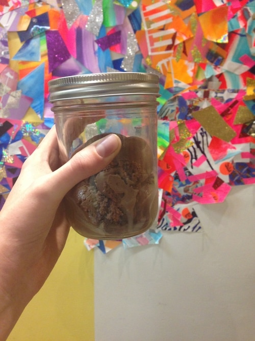 A mason jar is a vacation essential to use with coffee, trail mix, and even ice cream.