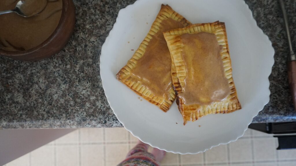 stack of completed homemade toaster strudels