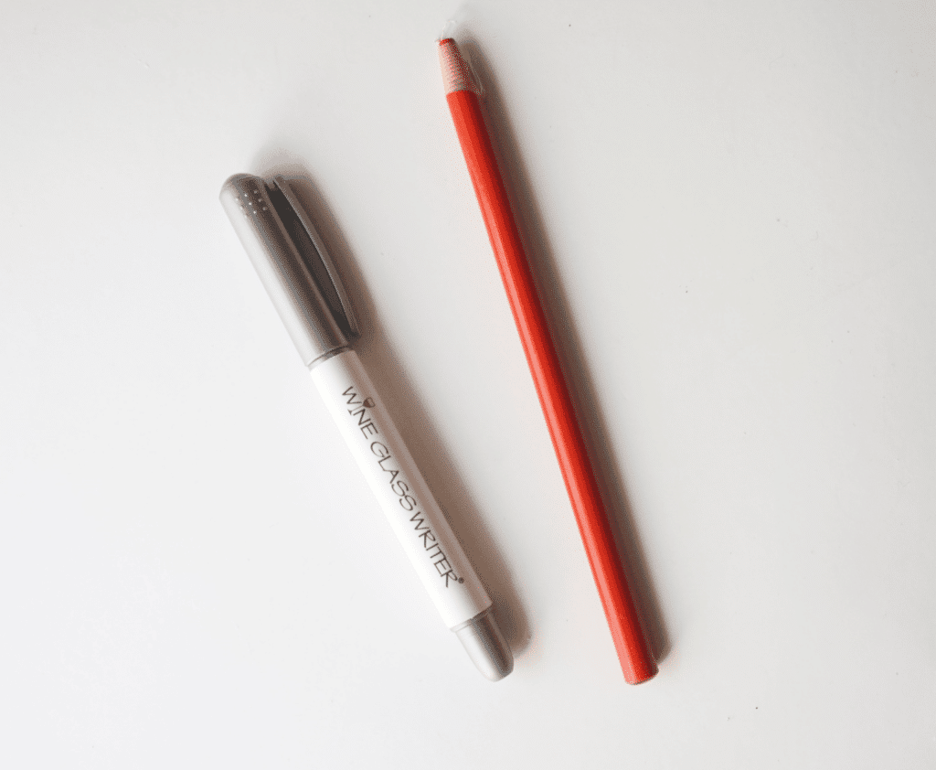 A marker and pencil are necessary tools for for a zero waste grocery store tools