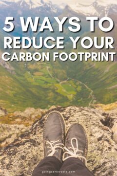 Reduce Your Carbon Footprint