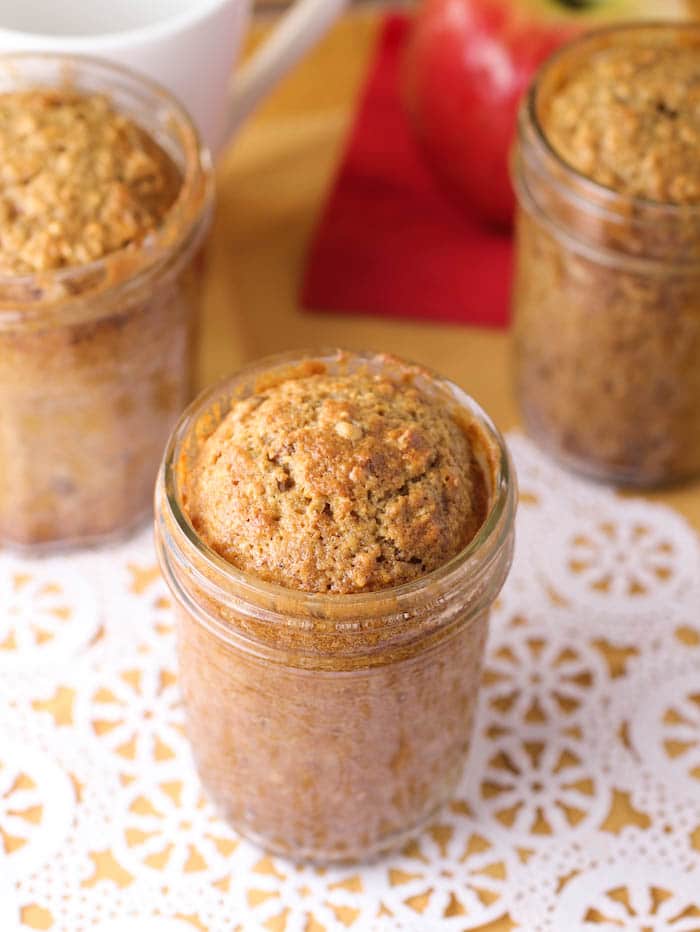 Baking uses for mason jars - muffins in a mason jar.