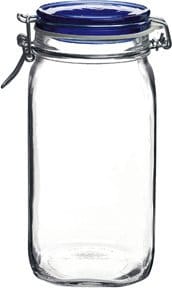 A Le Parfait mason jar with lid