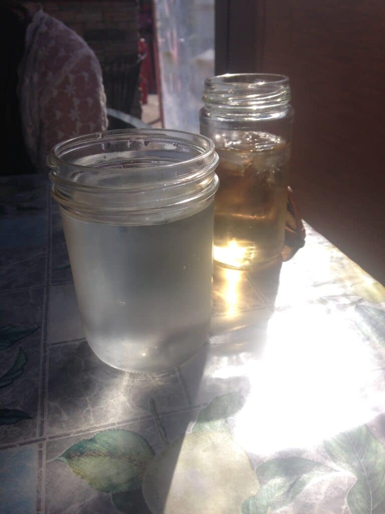 https://www.goingzerowaste.com/wp-content/uploads/2023/09/mason-jars-as-drinking-glasses-water-768x1024.jpg