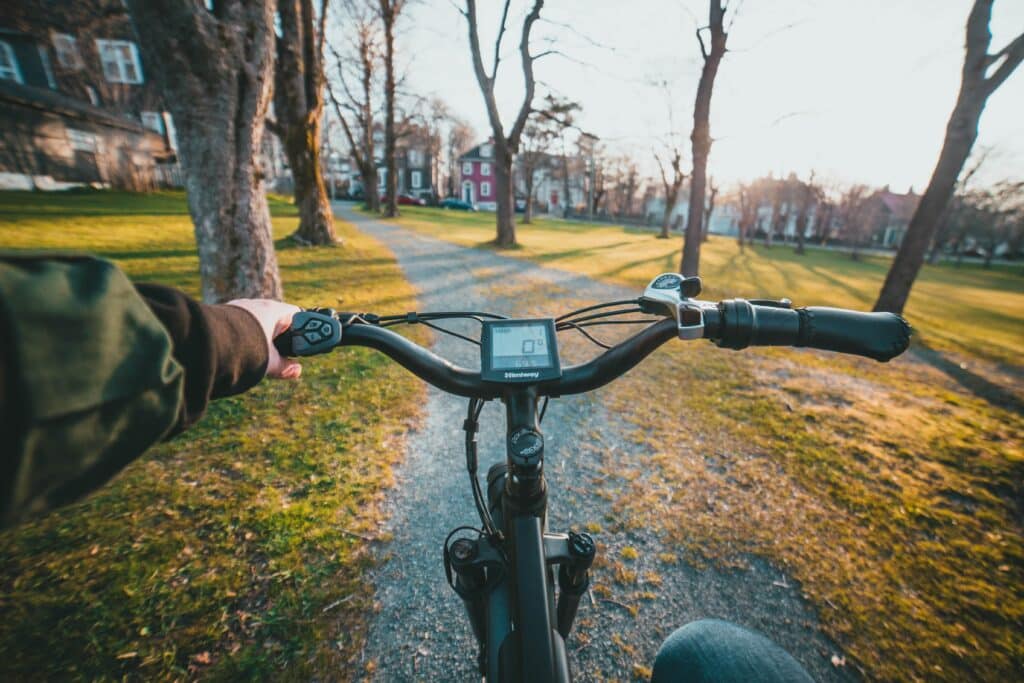 Best electric bike conversion kit from the view of the handle bars